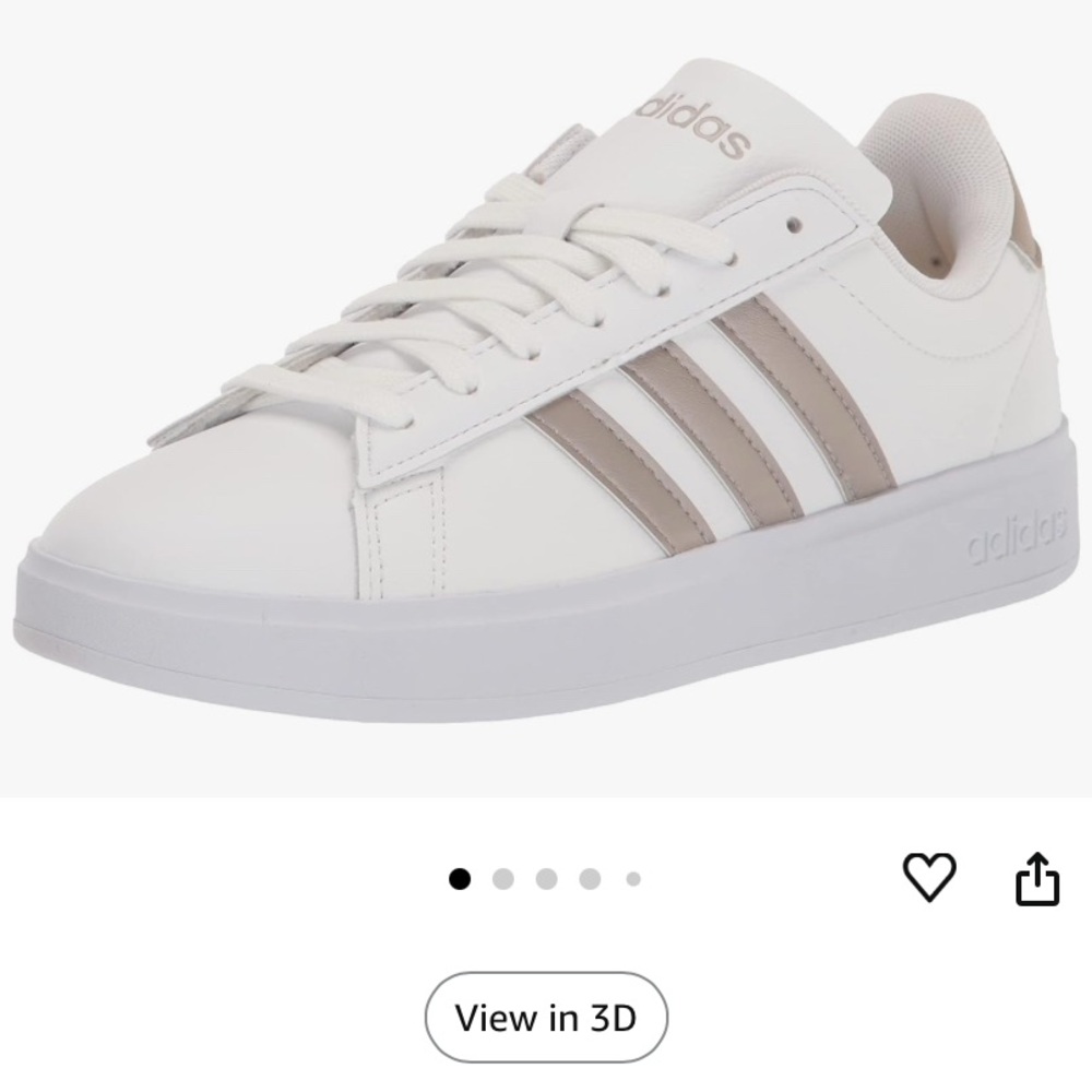 Adidas Grand Court Trainer Low White Womens (2018) Sz7